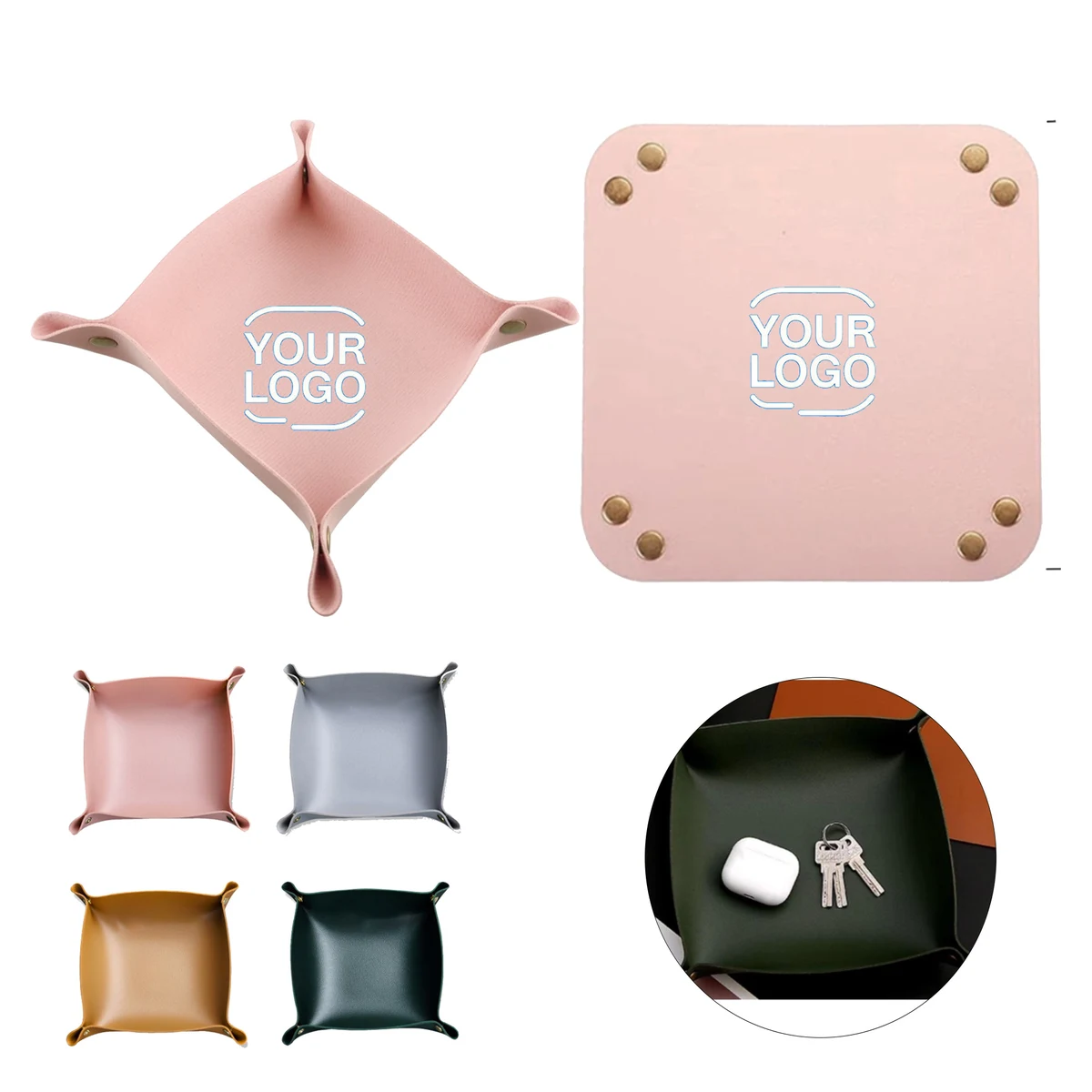 Leather Storage Tray 1