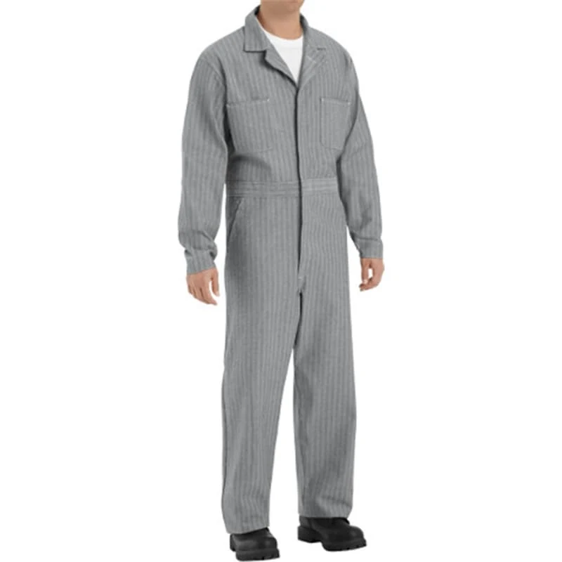Red Kap Men's Button-Front Cotton Coverall - CC16 1