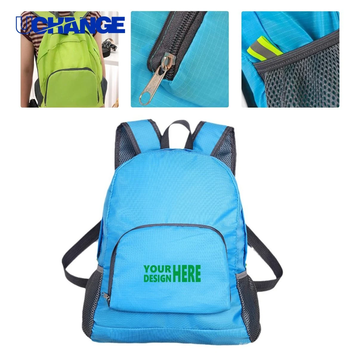 Custom Foldable Backpack for Travel and Events 1