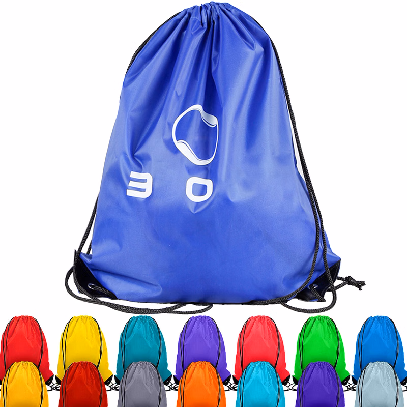 210D Polyester Drawstring Backpack Bag