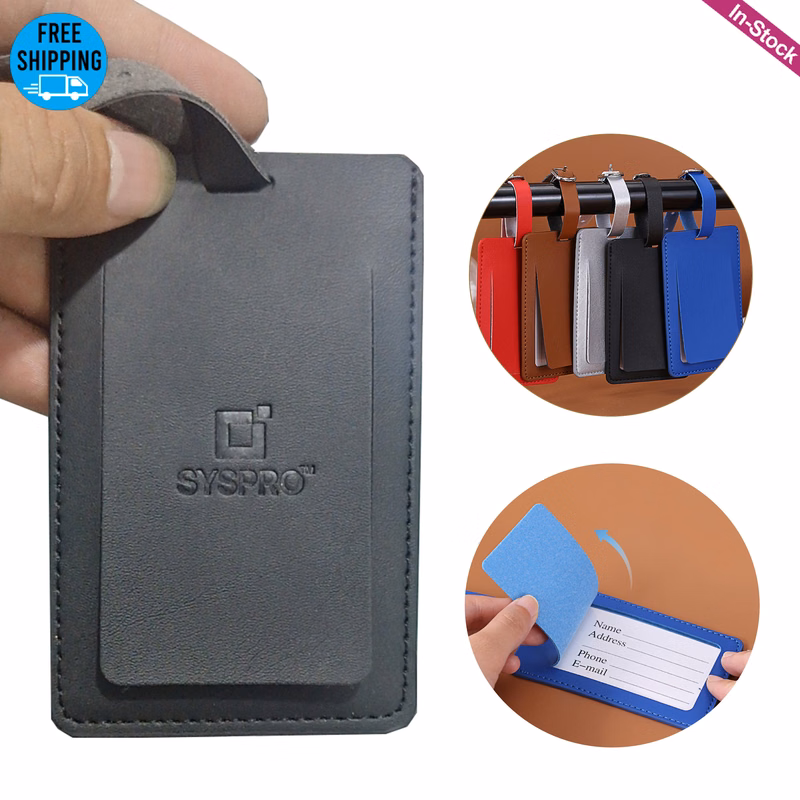 Quality PU Leather Luggage Tags