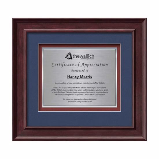 Calder Certificate TexEtch - Mahogany