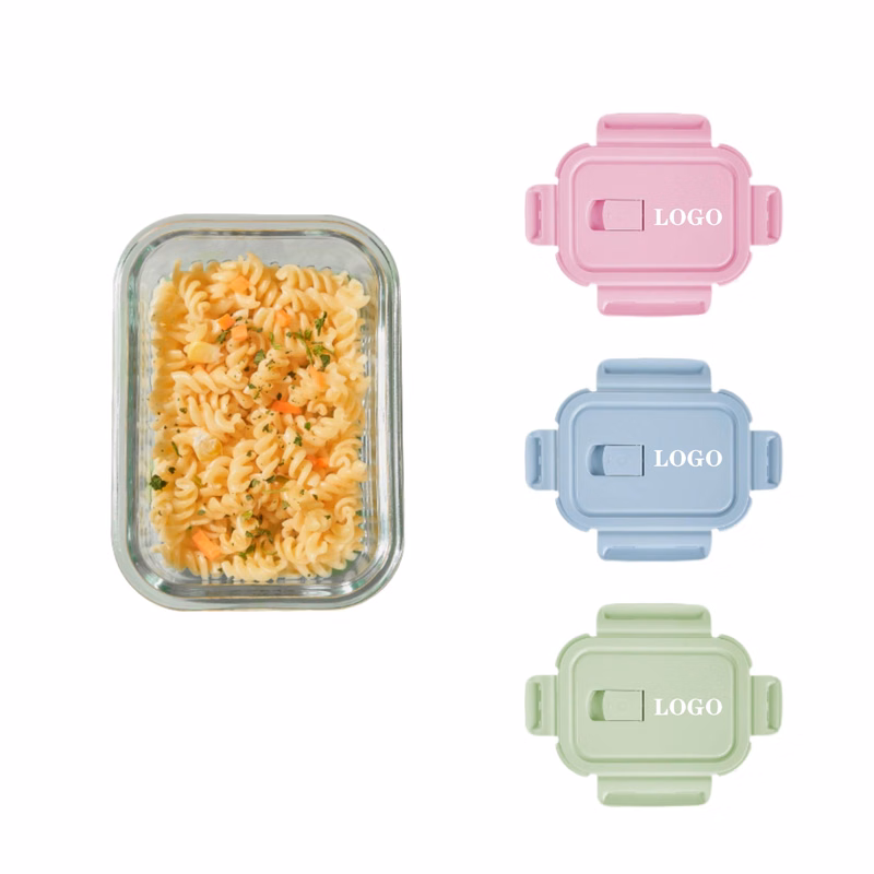 MOQ 5 pcs Heat-Resistant Glass Lunch Container