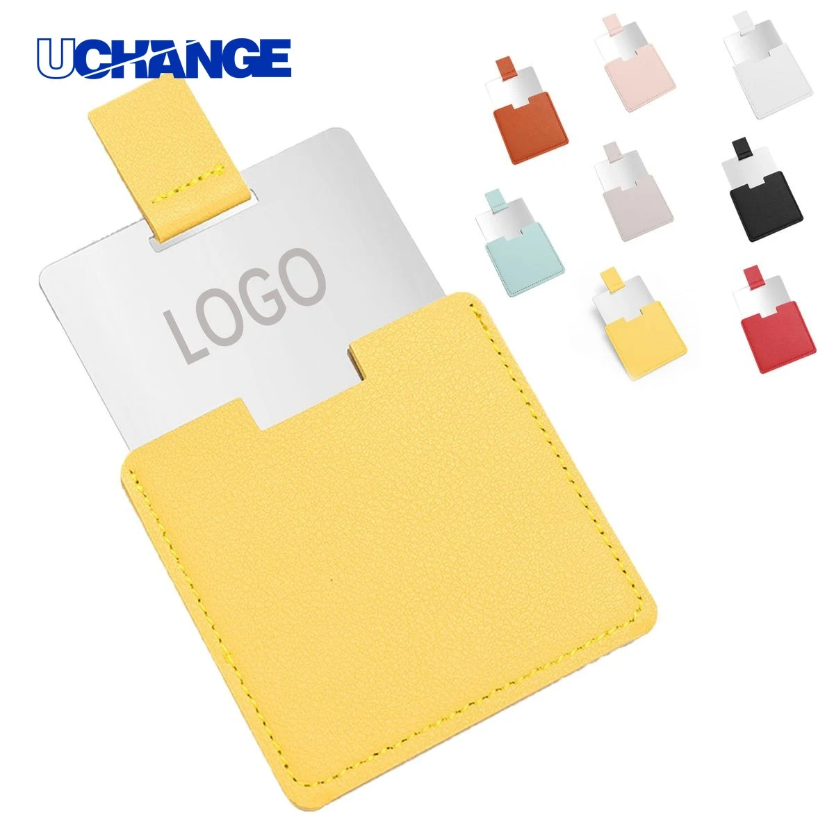 Compact Mirror with PU Leather Case 1