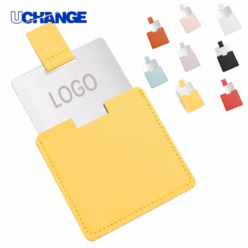 Compact Mirror with PU Leather Case