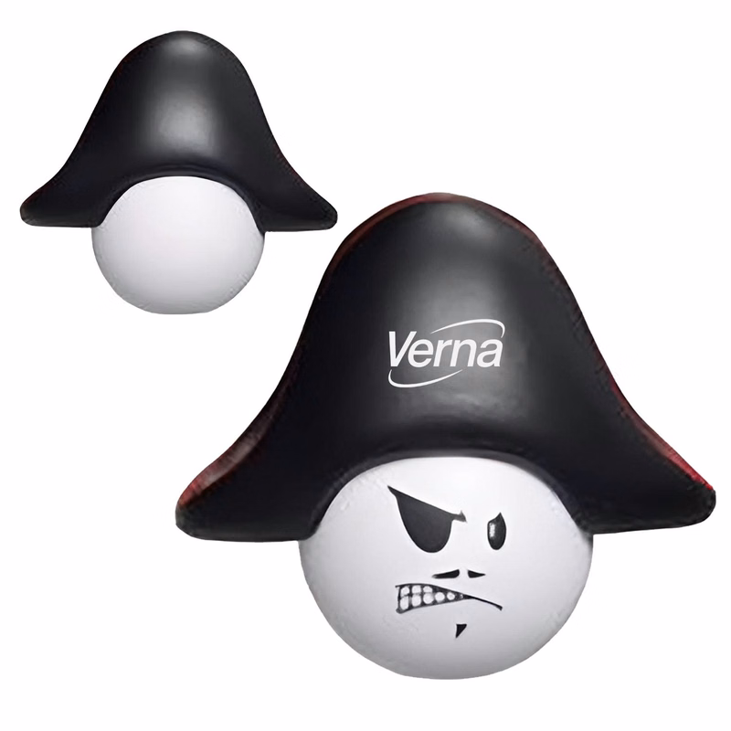 PU Foam Pirate Mad Cap Stress Reliever Toy