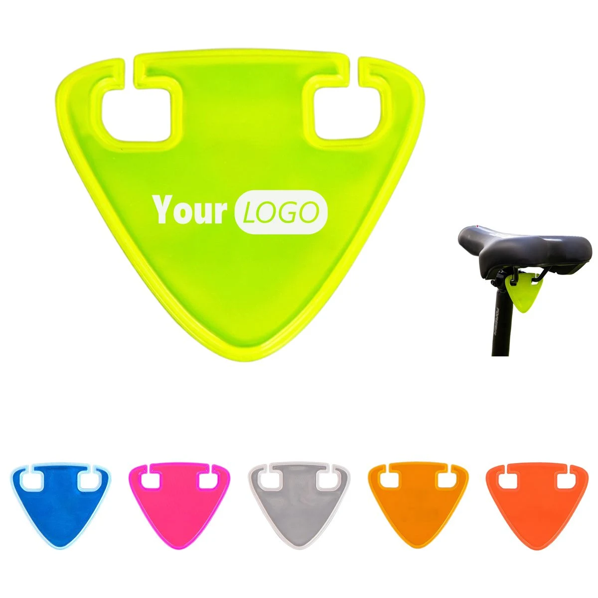 Bicycle Saddle Hanging Reflective Warning Tag 1