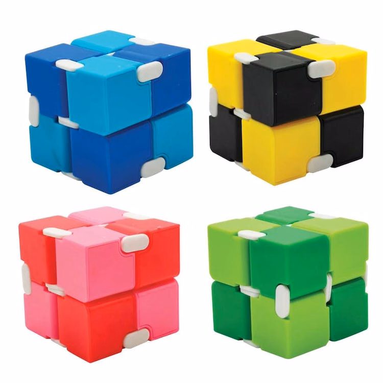 Infinity Cube Fidget Toys - 4 Color Combinations