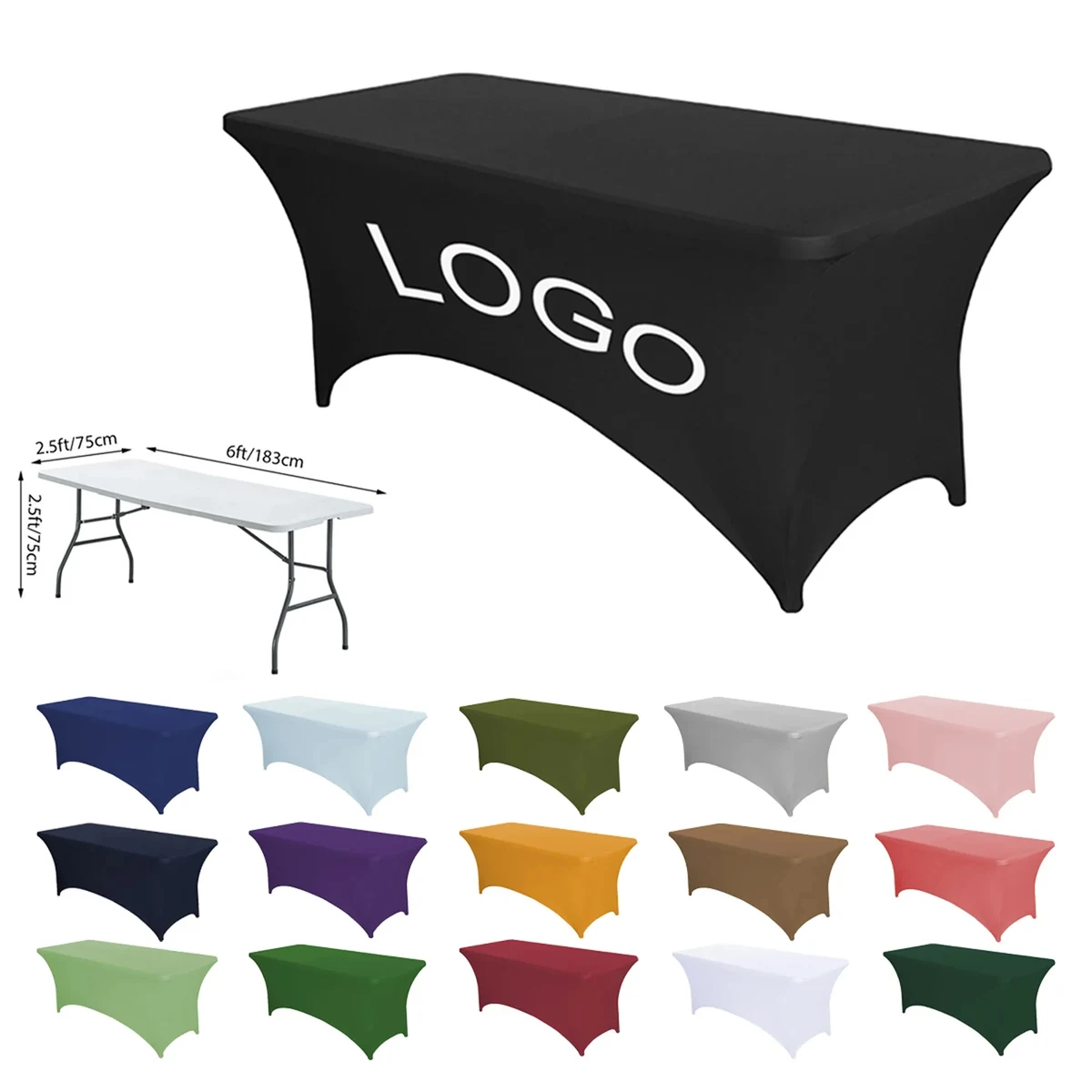 6FT Elastic Table Cover 1