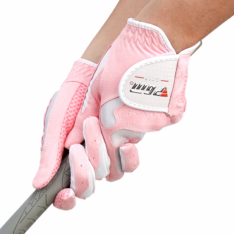 Soft Microfiber Cloth Women Golf Gloves for Both Hands