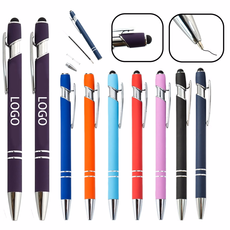 Metal Stylus Pen with Soft Touch Grip