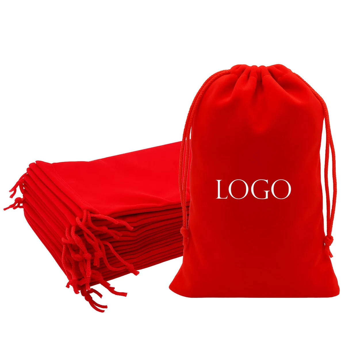6" x 10" DELUXE VELVET DRAWSTRING POUCH 1