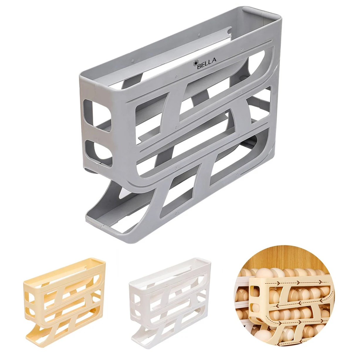 Plastic Automatic roll-off egg rack 1