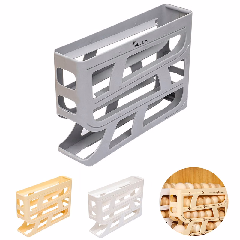 Plastic Automatic roll-off egg rack