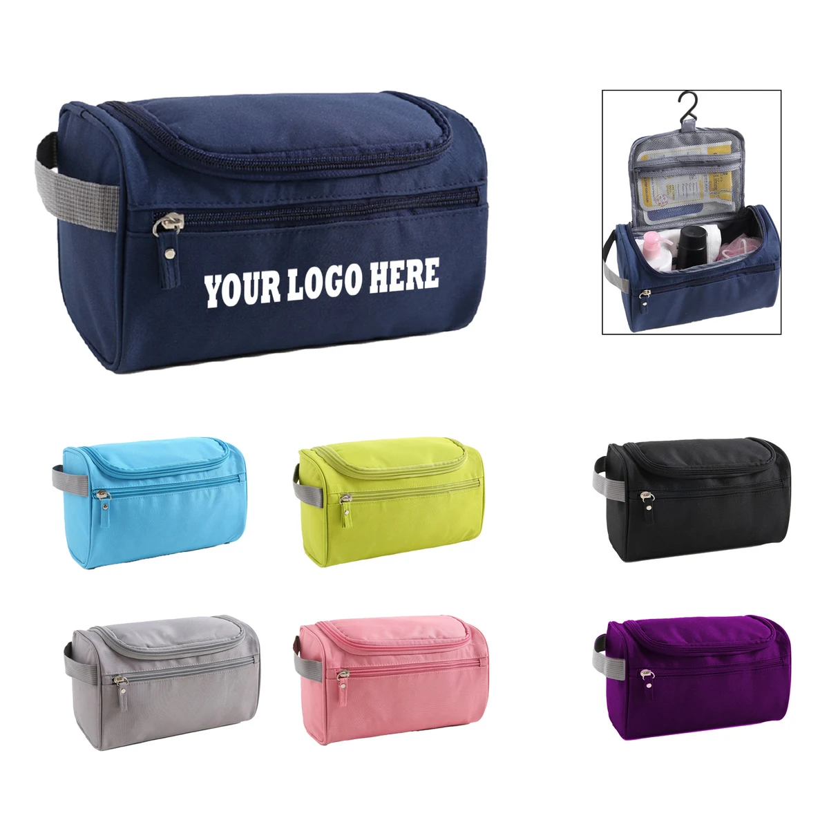 Waterproof Polyester Cosmetic Bag 1