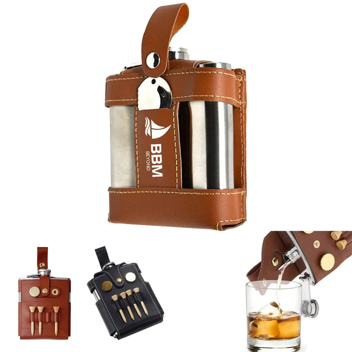 PU Leather Flask Holder 1