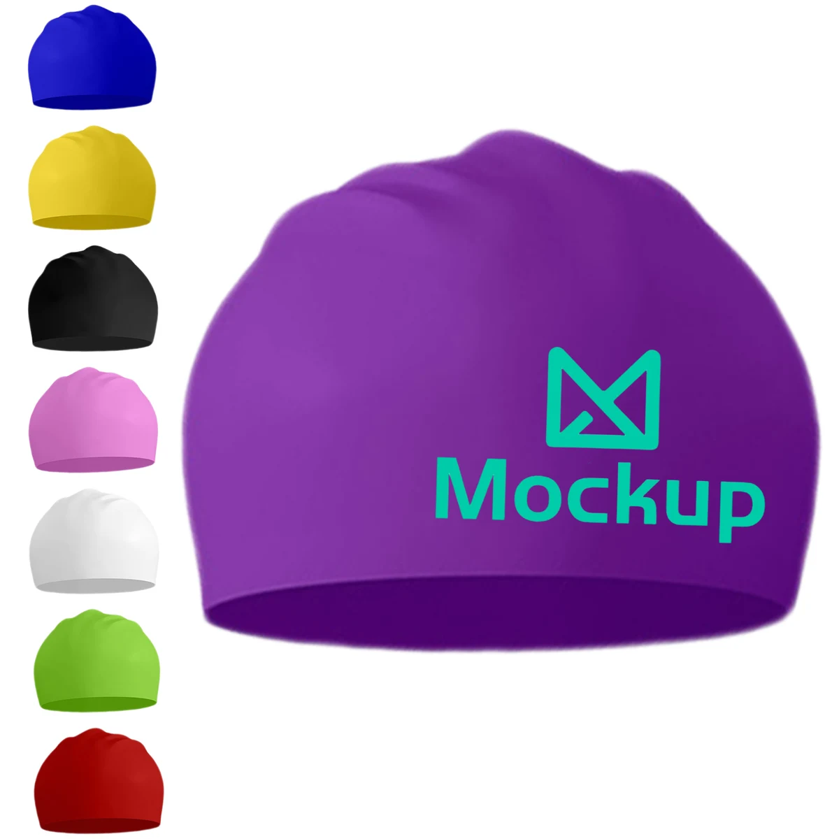 Durable Silicone Non Slip Swim Cap 1