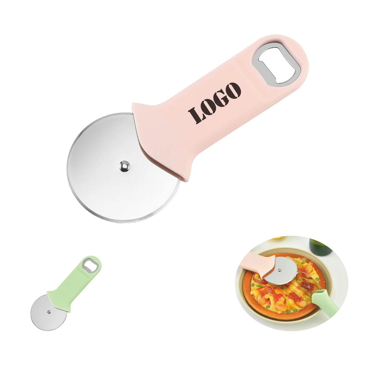 Multifunctional Pizza Cutter w/ Bottle Opener 1