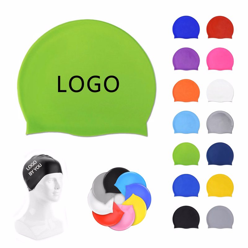 Silicone Swim Cap For All Hair Types Soft Non-Slip