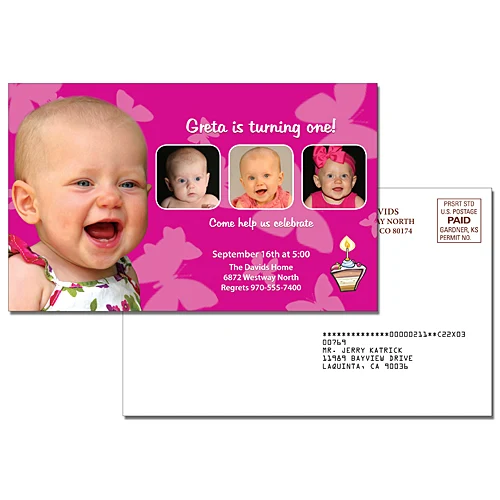 Announcement Laminated Card - 5.25x8.5 1