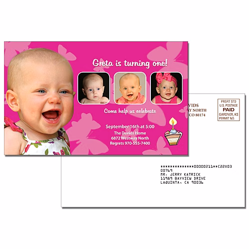 Announcement Laminated Card - 5.25x8.5