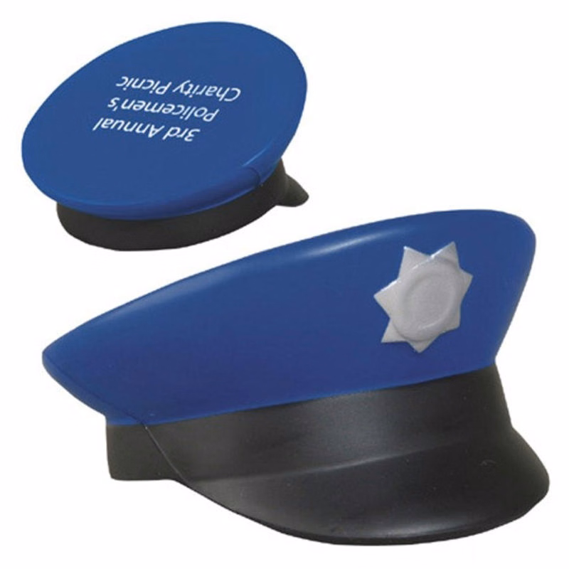 Police Hat Shaped Stress