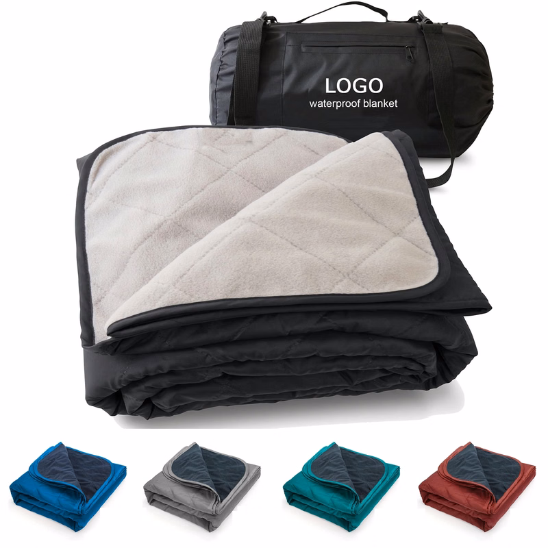 Soft Fleece Camping Blanket