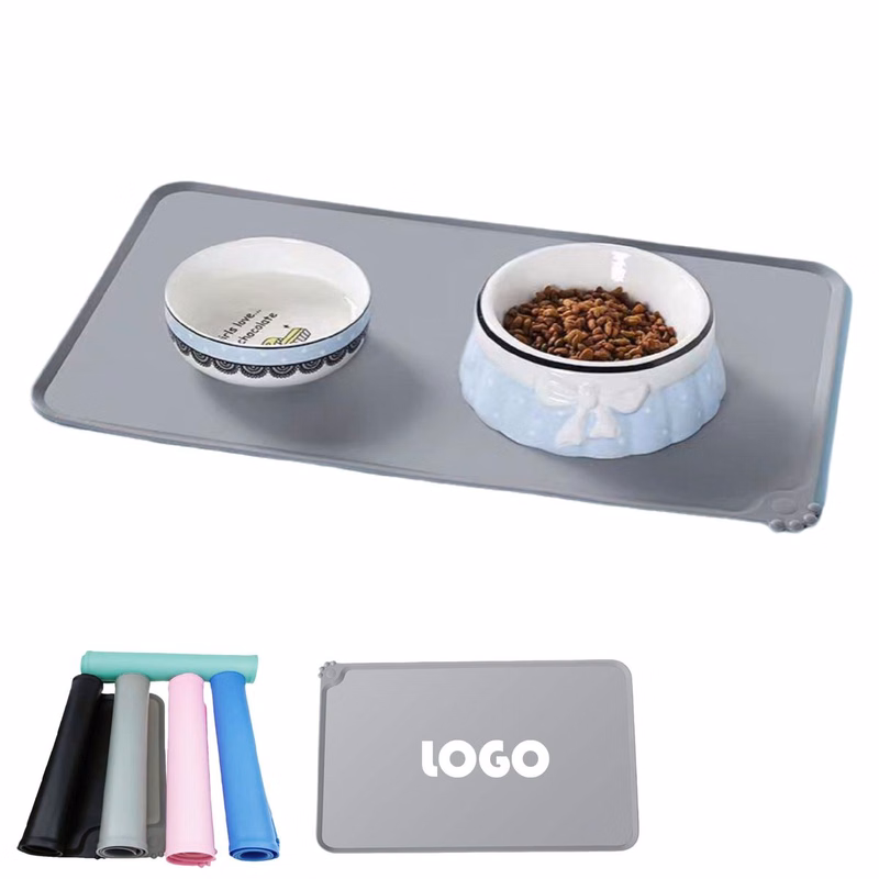 MOQ 20pcs Silicone Pet Feeding Mat Water Waterproof