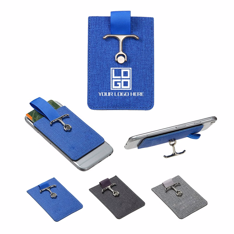 Card Holder with Stand for Back of Phone