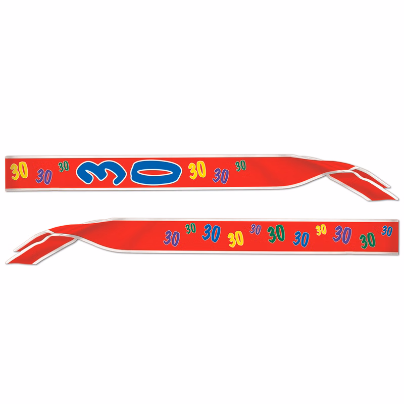 "30" Satin Sash