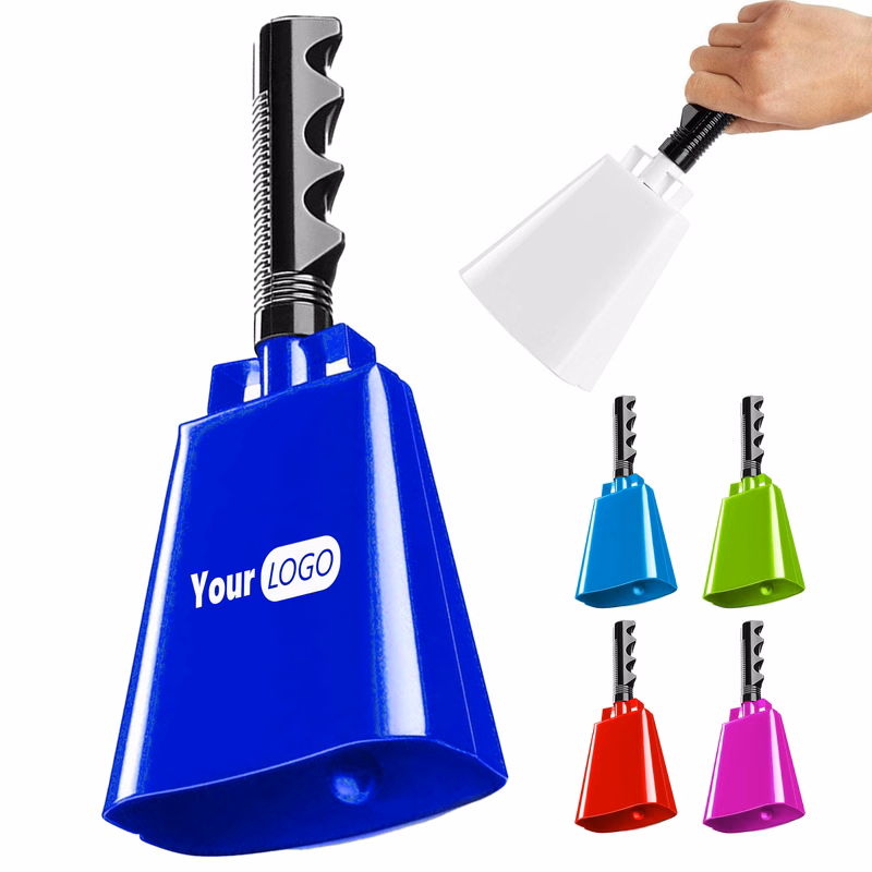 Iron High-Quality Cow Bells With Handle For Enthusiastic Crowds