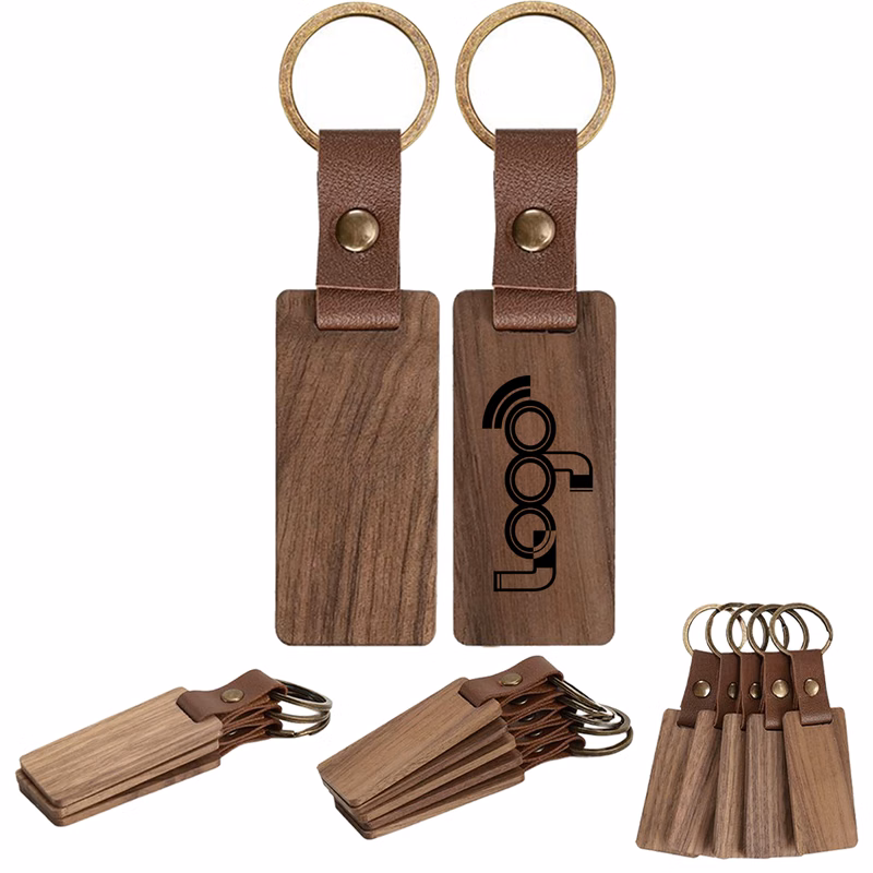 Walnut Wood Keyring