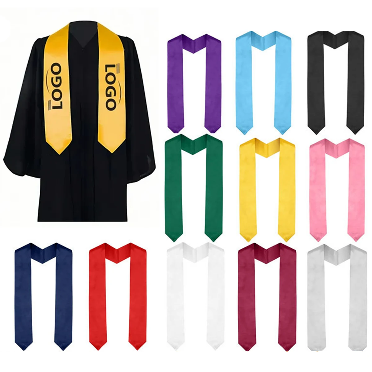 Custom Graduation Shoulder Sash 1