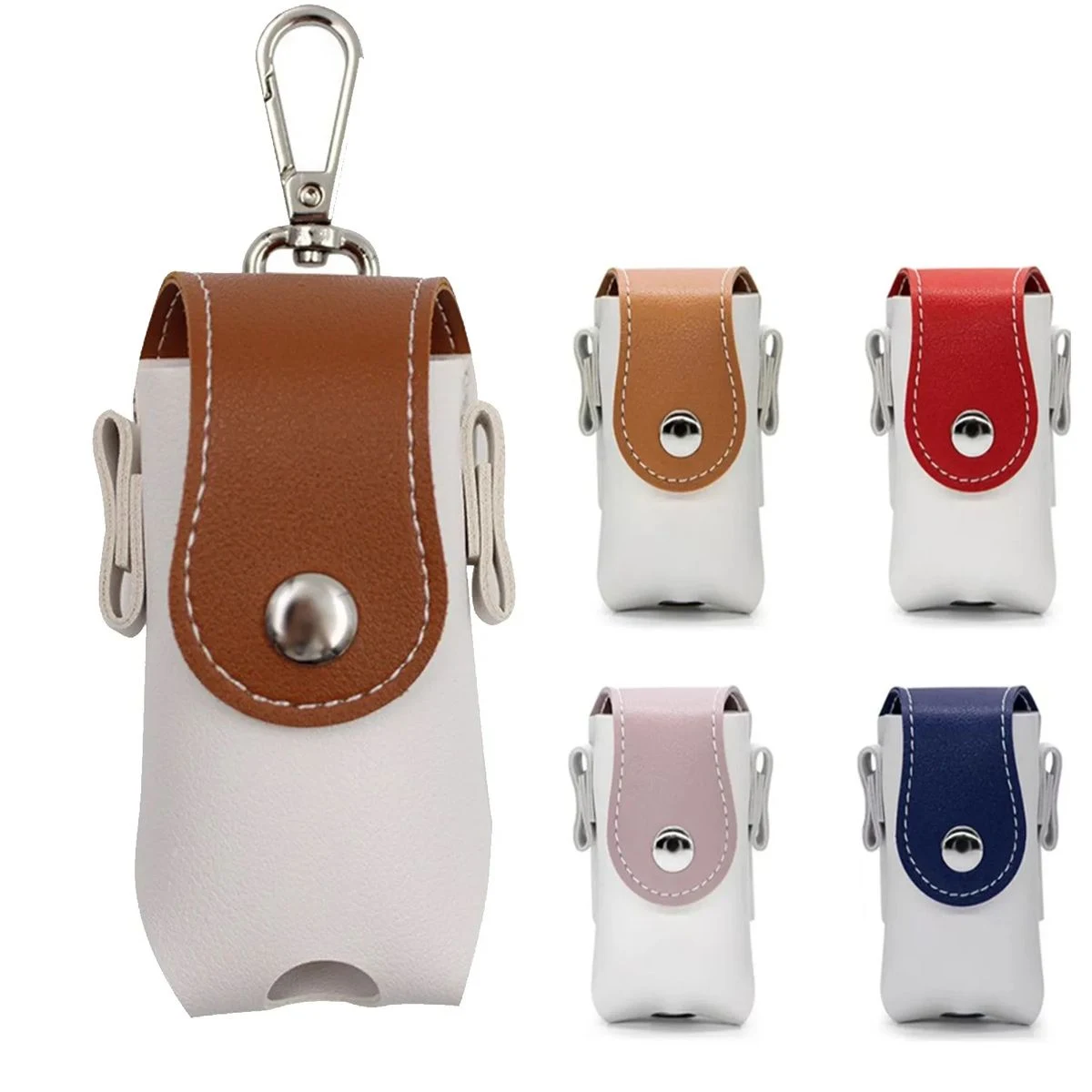 Mini Leather Golf Ball Storage Bag 1