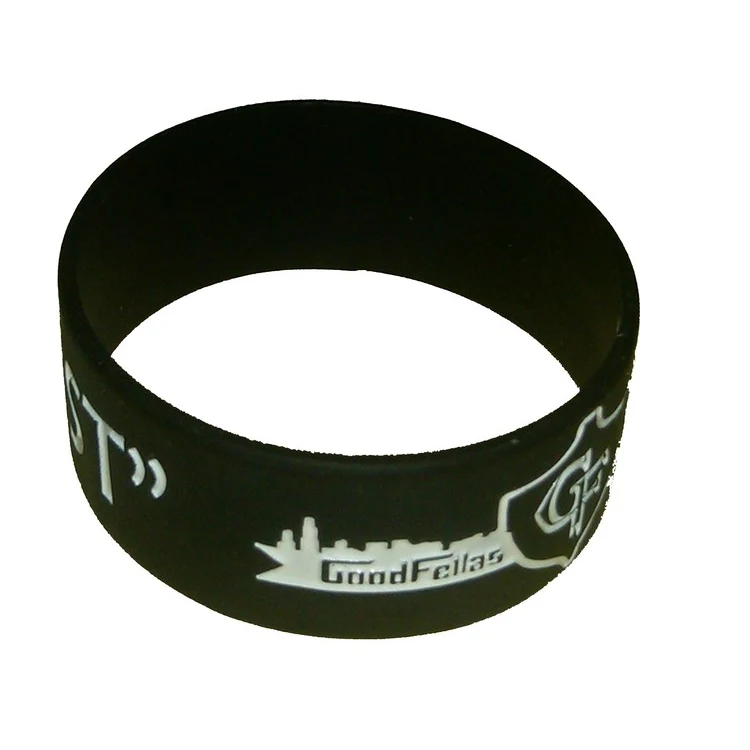 3/4" Printed Silicone Wristbands 1