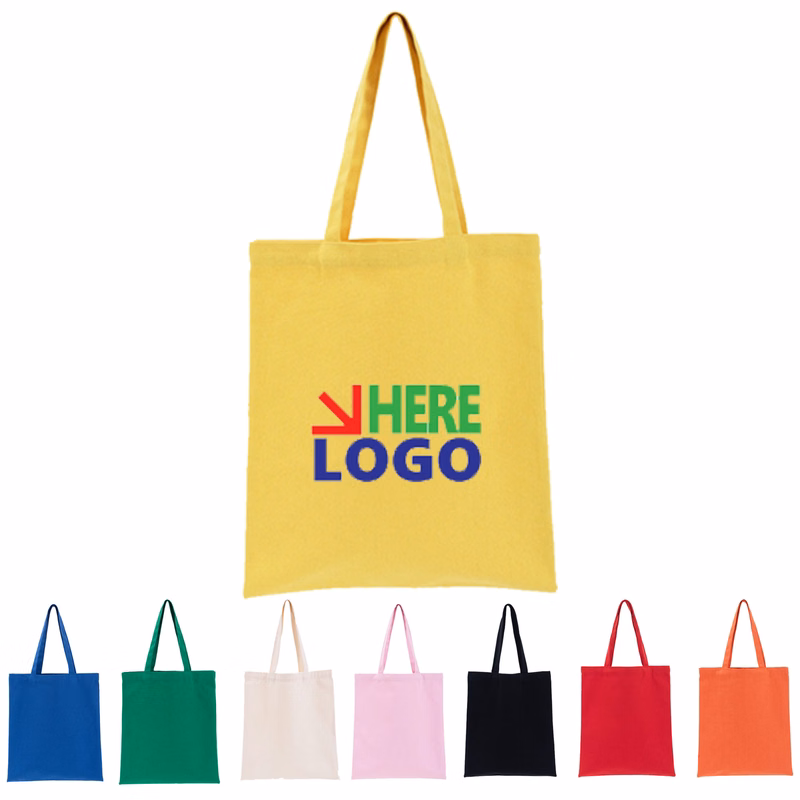 Custom Logo Canvas Tote Bag