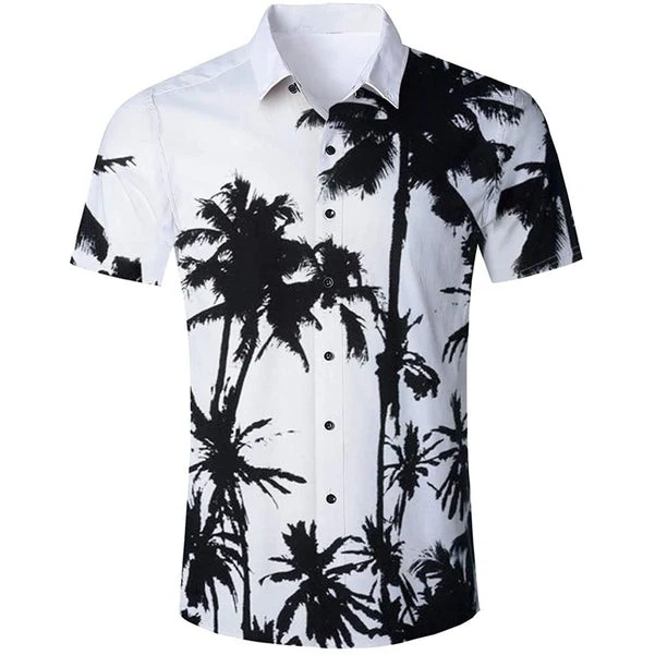 Custom Dye Sublimation Hawaiian Shirt-120gsm Customized (Ocean) 1