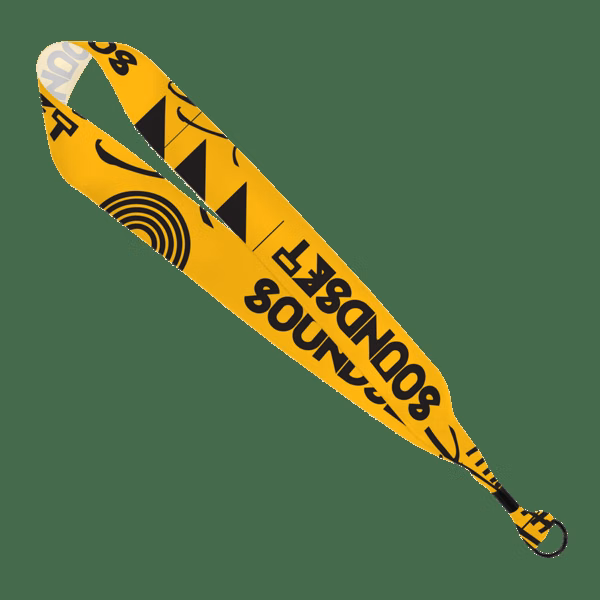1 1/2" Dye-Sublimated Satin Ribbon Lanyard