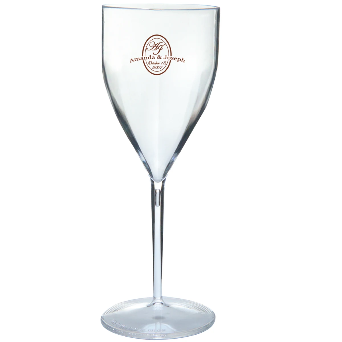 9 oz. Clear Plastic Wine Goblet (1 Piece) 1