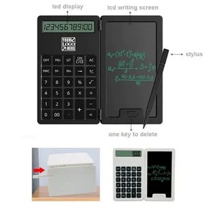 Folding Calculator Writing Tablet with Stylus Pen 1