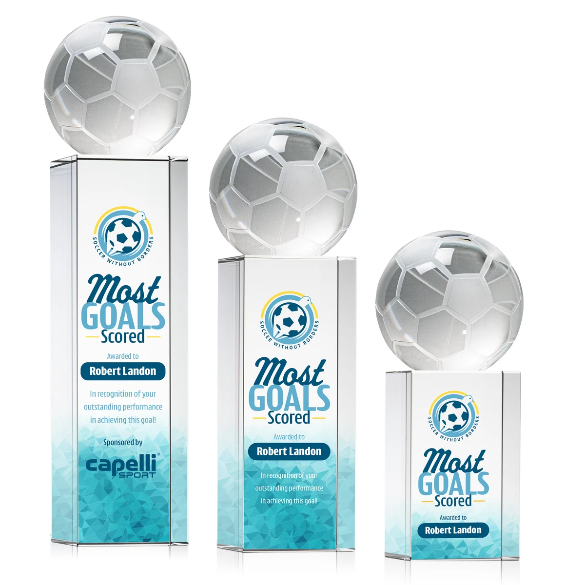 Soccer Ball VividPrint™ Award on Dakota 1