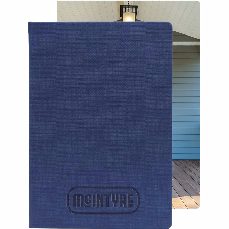 Bohemian™ Textured Journal - Large w/ Tip-in