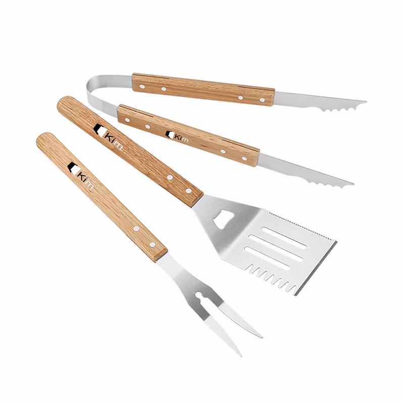 3 Piece Stainless Steel Bbq Set