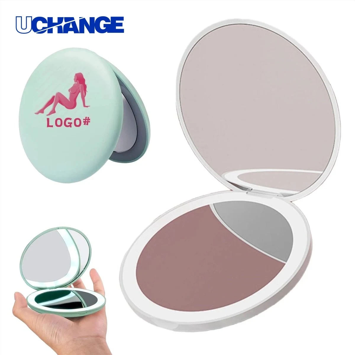 LED Lighted Handy Makeup Mirror 1