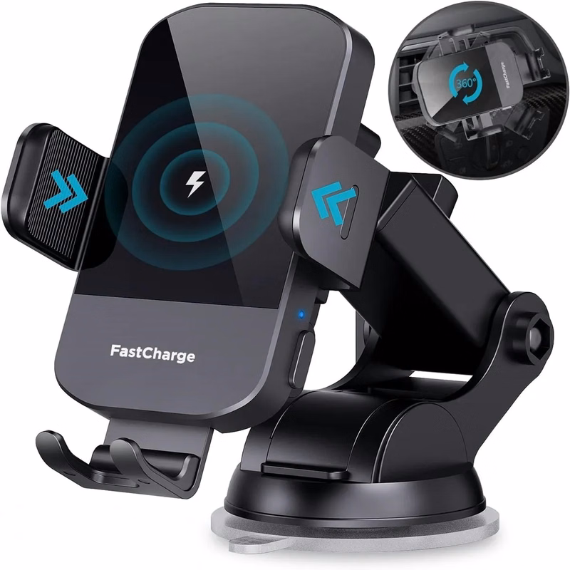 15W Wireless Fast Charging Car Charger