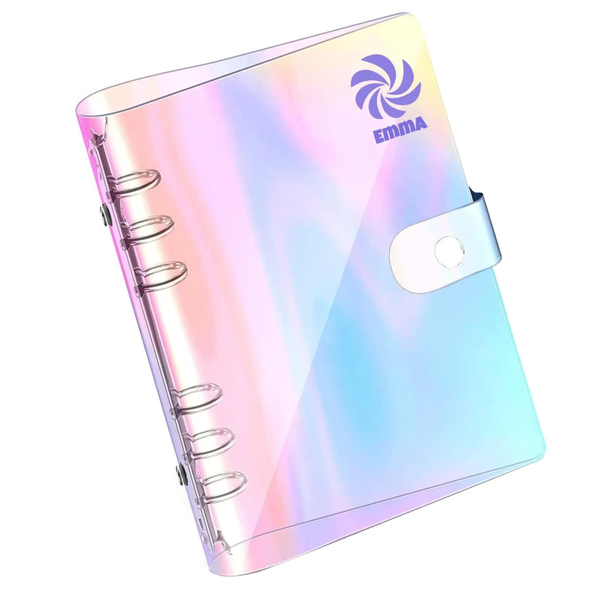 A5 Holographic Soft PVC Binder w/ Snap Closure 1