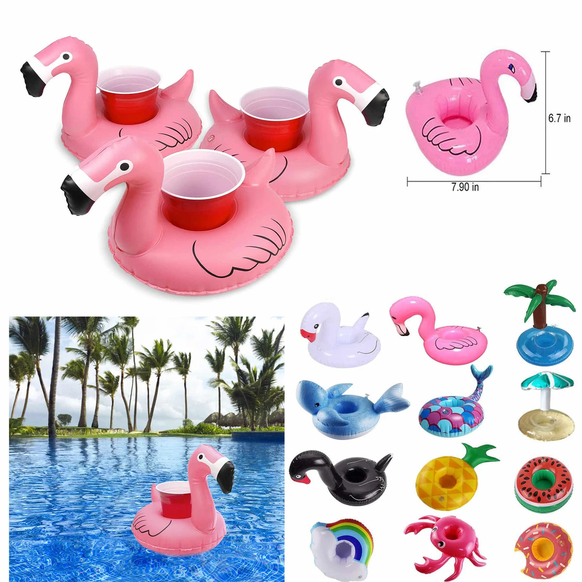 Inflatable Pool Drink Holders 1