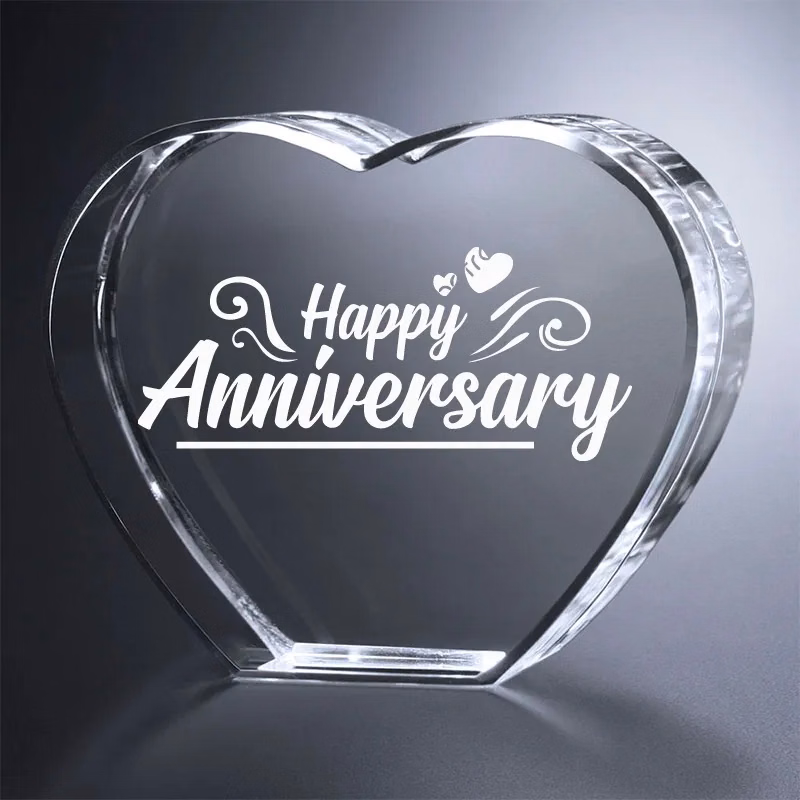 Standing Crystal Heart Award