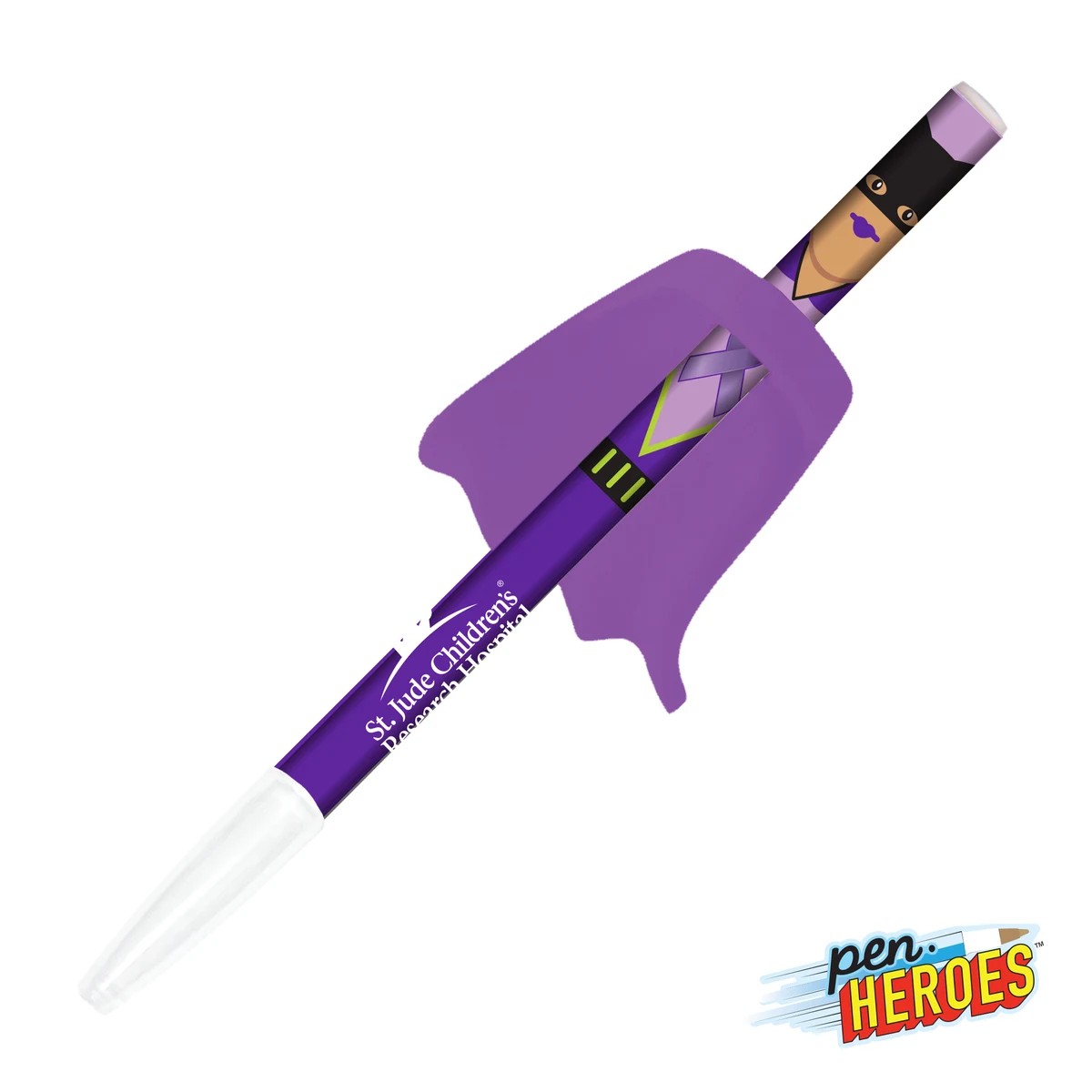 Pen Heroes™ Awareness Series Female w/Cape 1