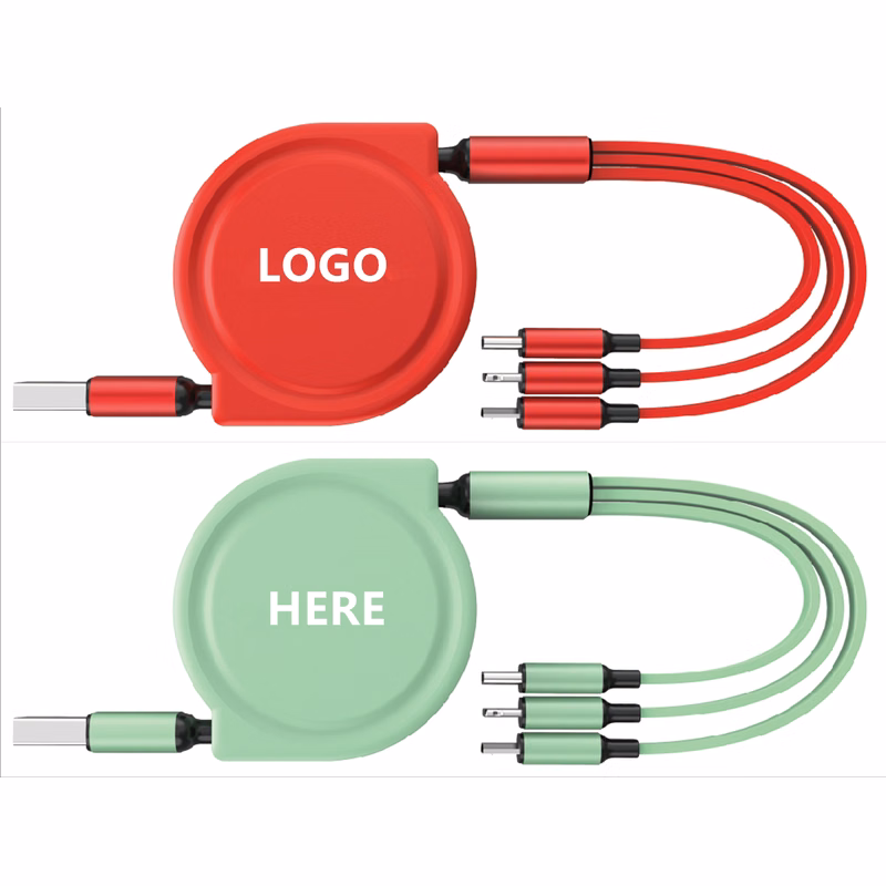 3 In 1 Stretchable Charging Cables